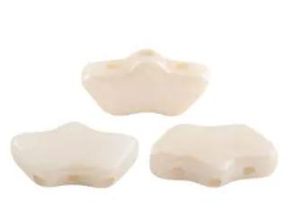 Delos Opaque Ceramic 3 Colors Par Puca ®-Paris® 3 Hole 6x11mm-25 Beads**See pattern section, Free patterns if not added to cart