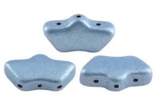 Delos Par Puca ®-Paris® Matte Metallic Dark Blue, 3 Hole Czech Glass 6 x 11mm, 23980-79032-25 beads