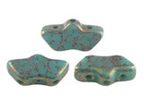 Delos Bronze Coatings 4 Colors Par Puca ®-Paris® 3 Hole 6x11mm-25 Beads**See pattern section, Free patterns if not added to cart