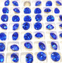 Preciosa SS39 Sapphire, Maxima Chaton, 8mm, Round Chaton, Foiled Back