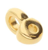 Cymbal Remata SuperDuo Bead Ending, 012051, Choose a finish - 4 pieces