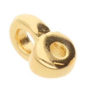 Cymbal Remata SuperDuo Bead Ending, 012051, Choose a finish - 4 pieces
