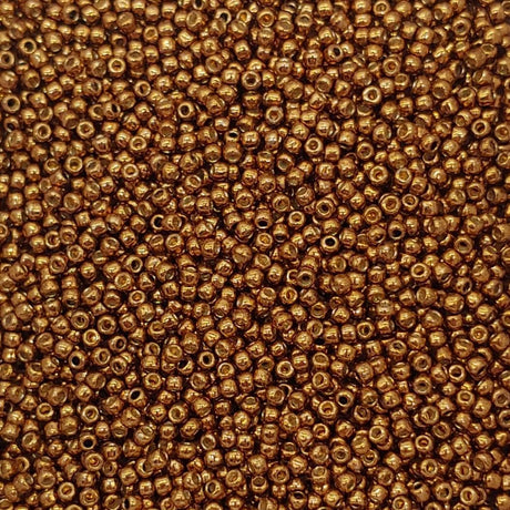 11/0 Toho Bronze Permafinish, color PF594 Round Seed Bead 10 grams