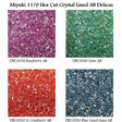 Delica 11/0 Hex Cut Raspberry Lined Crystal Miyuki Delica Bead, DBC0056-5 Grams