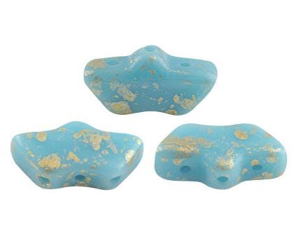 Delos Splash 6 Colors Par Puca® 3 Hole 6x11mm-25 Beads**See pattern section, Free patterns if not added to cart