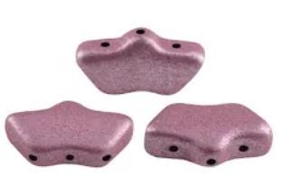 Delos Par Puca ®-Paris® Matte Metallic Dark Blue, 3 Hole Czech Glass 6 x 11mm, 23980-79032-25 beads