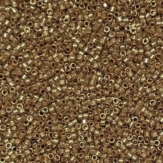 Delica 11/0 Metallic Light Bronze Miyuki Delica Bead, DB0022L