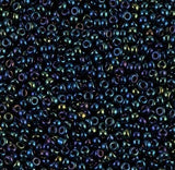 11/0 Metallic Dark Blue Iris, Miyuki Seed Beads 452
