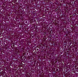 Miyuki 11/0 Delica DB2389 Inside Dyed Magenta