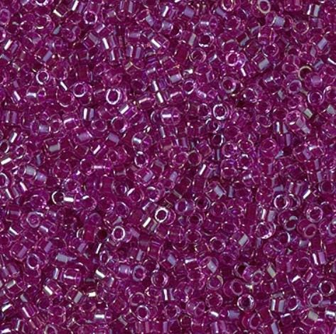 Miyuki 11/0 Delica DB2389 Inside Dyed Magenta