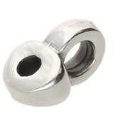 Cymbal Remata SuperDuo Bead Ending, 012051, Choose a finish - 4 pieces