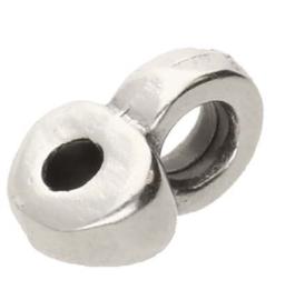 Cymbal Remata SuperDuo Bead Ending, 012051, Choose a finish - 4 pieces