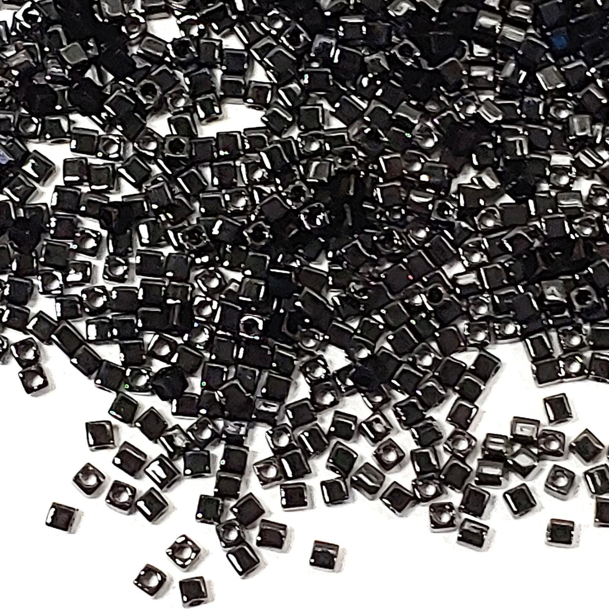 1.8mm Miyuki Cube Black SB18-401, 10 Grams