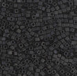 1.8mm Miyuki Cube Matte Black SB18-401F, 10 Grams