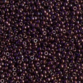 11-460 Metallic Dark Raspberry, Miyuki Seed Beads, 11/0