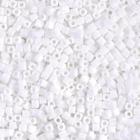 1.8mm Miyuki Cube White SB18-402, 10 Grams
