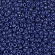 8/0 Duracoat Opaque Dyed Navy, Miyuki Seed Bead, 8-4493