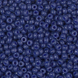 8/0 Duracoat Opaque Dyed Navy, Miyuki Seed Bead, 8-4493