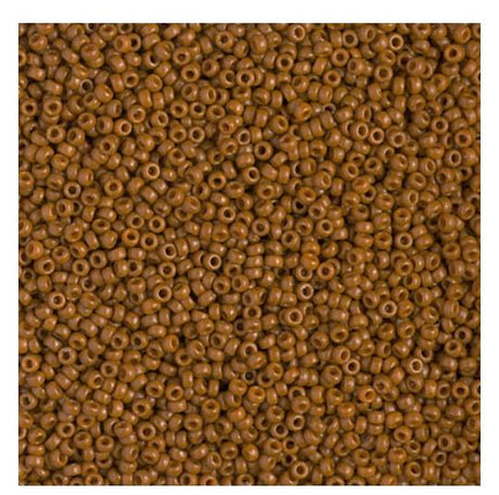 15-4459 Duracoat Dyed Opaque Sienna, Miyuki Seed Bead 15/0