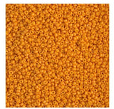 15-4454 Duracoat Dyed Opaque Kumquat, Miyuki Seed Bead 15/0