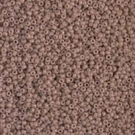 15-4455 Duracoat Dyed Opaque Beige, Miyuki size Seed Bead, 15/0