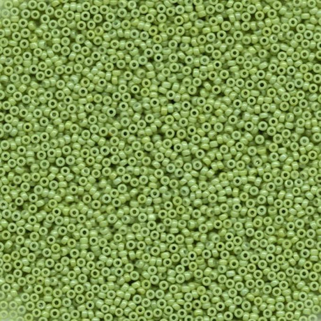 15-4473 Duracoat Dyed Opaque Fennel, Miyuki size Seed Bead, 15/0