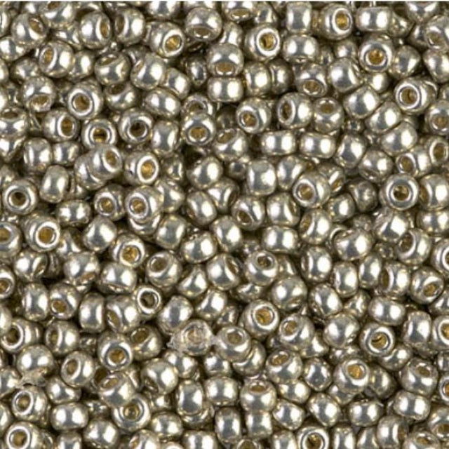 8-4221 Duracoat Galvanized Light Pewter, Miyuki Seed Bead, 8/0