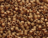 Delica, 11/0 Matte Lt Bronze, DB322L Miyuki Delica-5 grams