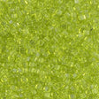 1.8mm Miyuki Cube Transparent Chartreuse SB18-134, 10 Grams