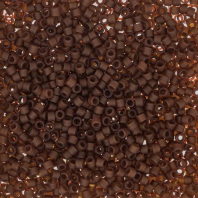 DB2403 11/0  Matte Transparent Rootbeer Miyuki Delica