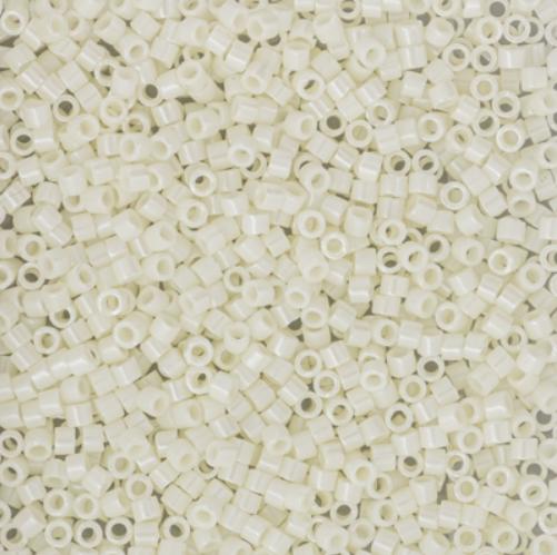 Delica, 11/0 Light Buttercream Shiny, DB2402 Miyuki Delica-5 grams