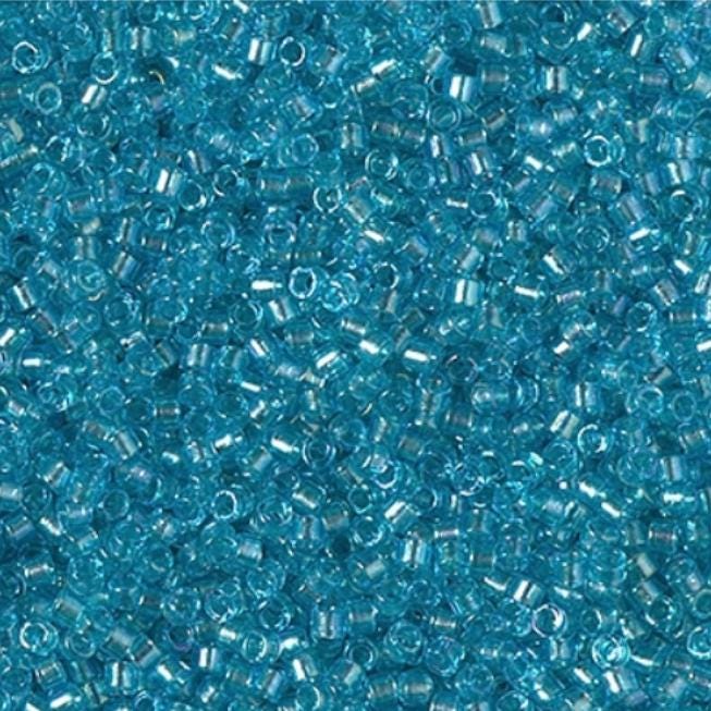 DB2382 11/0 Inside Dyed Aqua Miyuki Delica