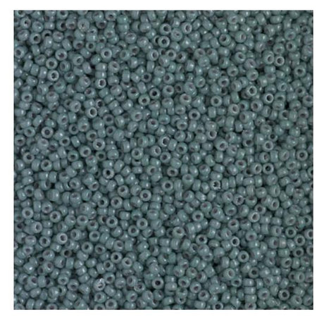 15-4481 Duracoat Opaque Dyed Eucalyptus, Miyuki Seed Bead 15/0