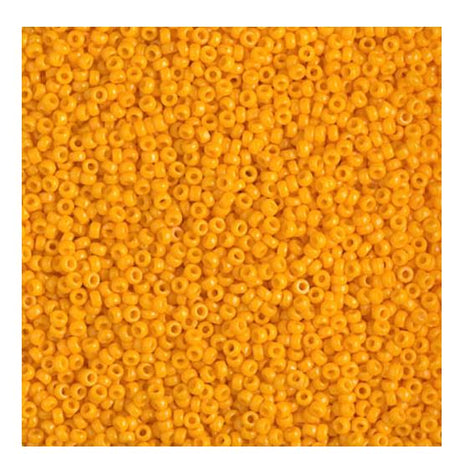 15-4453 Duracoat Opaque Dyed Light Squash, Miyuki Seed Bead 15/0
