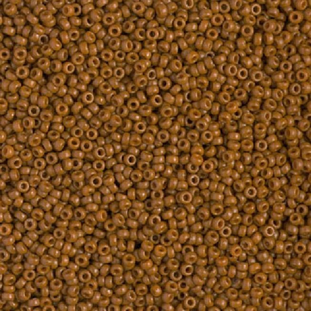 15-4459 Duracoat Dyed Opaque Sienna, Miyuki Seed Bead 15/0