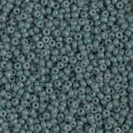 11/0 Duracoat Opaque Eucalyptus, Miyuki Seed Bead, 4481-10 grams