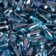 Dagger Bead Crystal Aqua Blue, Czech Glass 3X11MM, 00030-48603