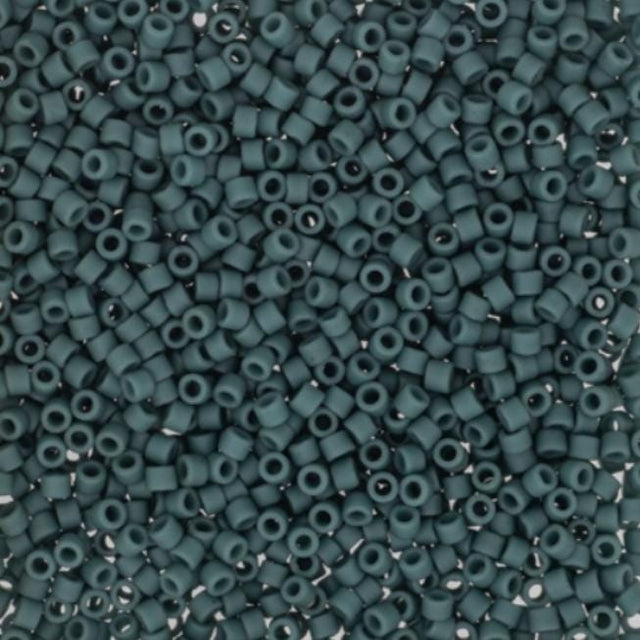 Delica, 11/0 Matte Eucalyptus, DB2407 Miyuki Delica