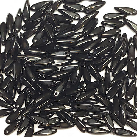 Dagger Bead, Czech Glass 3X11MM, 25 Beads-4 Color Choices