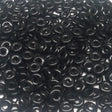 O Bead Jet, 1X4MM Czech Glass 23980