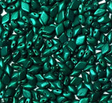 GemDuo Alucolour Emerald, 2-Hole Matubo Czech beads 8x5mm,00030-33406, 50 beads