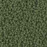  DB1585 11/0 Matte Opaque Avocado Miyuki Delica