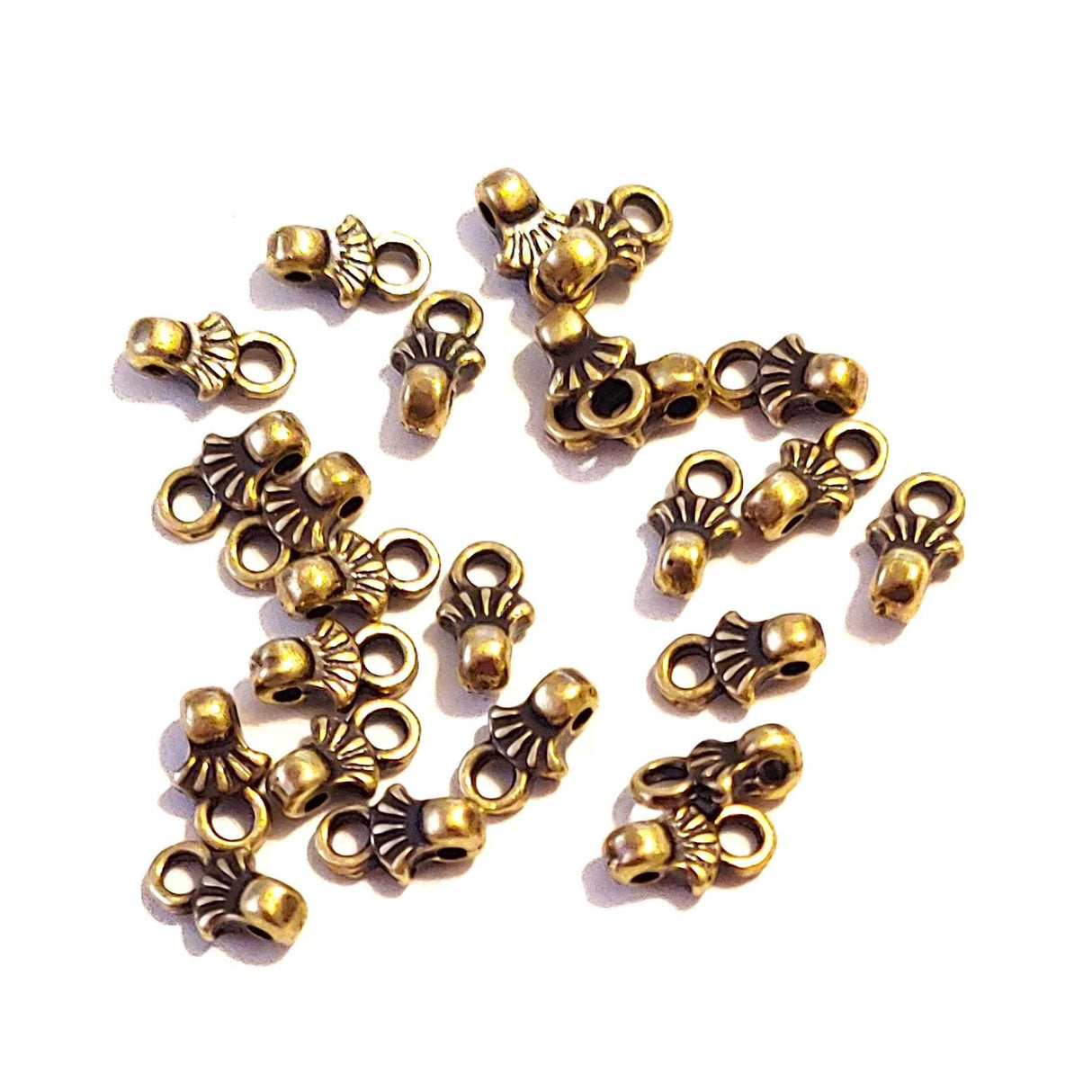Cymbal Pilos 8/0 Bead Ending, Choose a Color and Quantity, 012326 - 4 pieces