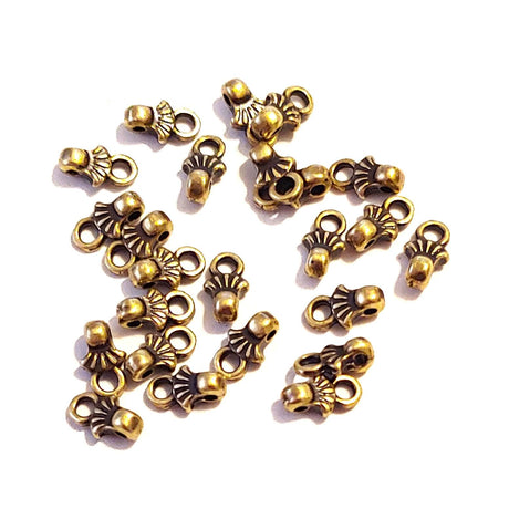 Cymbal Pilos 8/0 Bead Ending, Choose a Color and Quantity, 012326 - 4 pieces