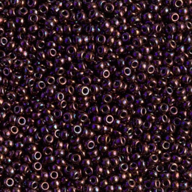 11-460 Metallic Dark Raspberry, Miyuki Seed Beads, 11/0