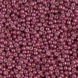 11/0 Duracoat Galvanized Magenta Miyuki Glass Seed Bead, 4219
