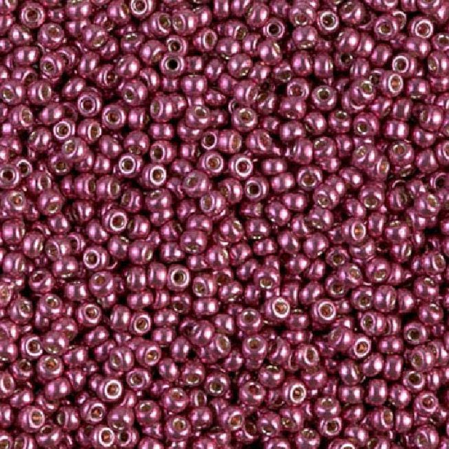 11/0 Duracoat Galvanized Magenta Miyuki Glass Seed Bead, 4219