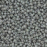 11-4705 Frosted Opaque Glaze Rainbow Cadet Gray, Miyuki Seed Bead