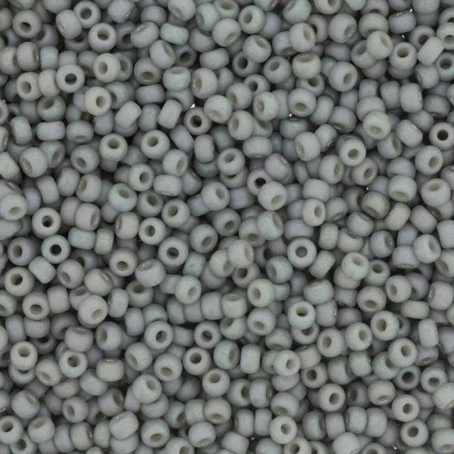 11-4705 Frosted Opaque Glaze Rainbow Cadet Gray, Miyuki Seed Bead