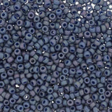 11-4703 Frosted Opaque Glaze Rainbow Nebula Blue, Miyuki Seed Bead 11/0